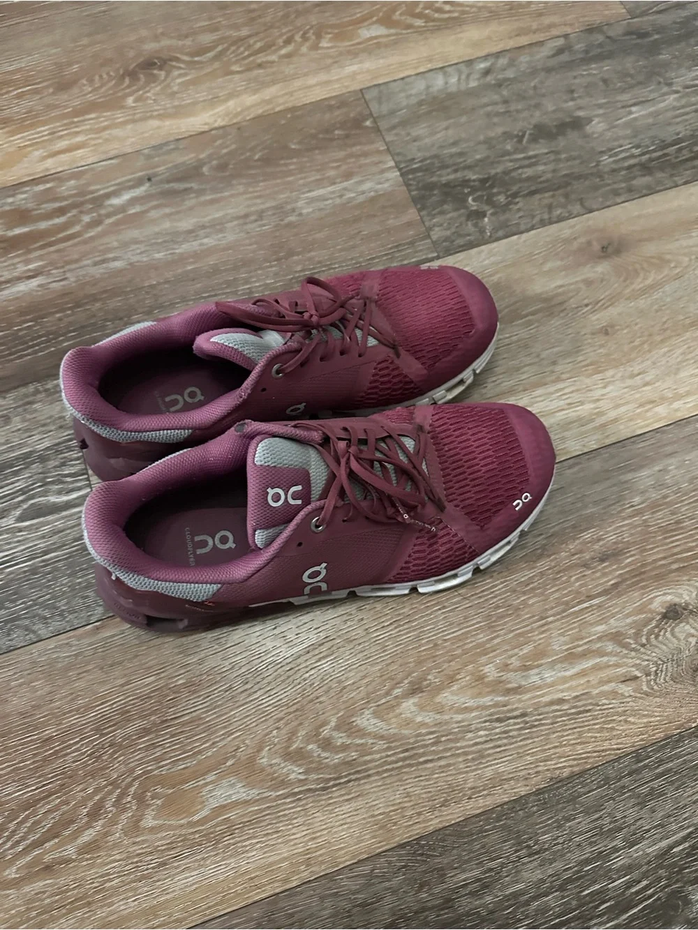 On Women's Cloud Running Shoes in Berry